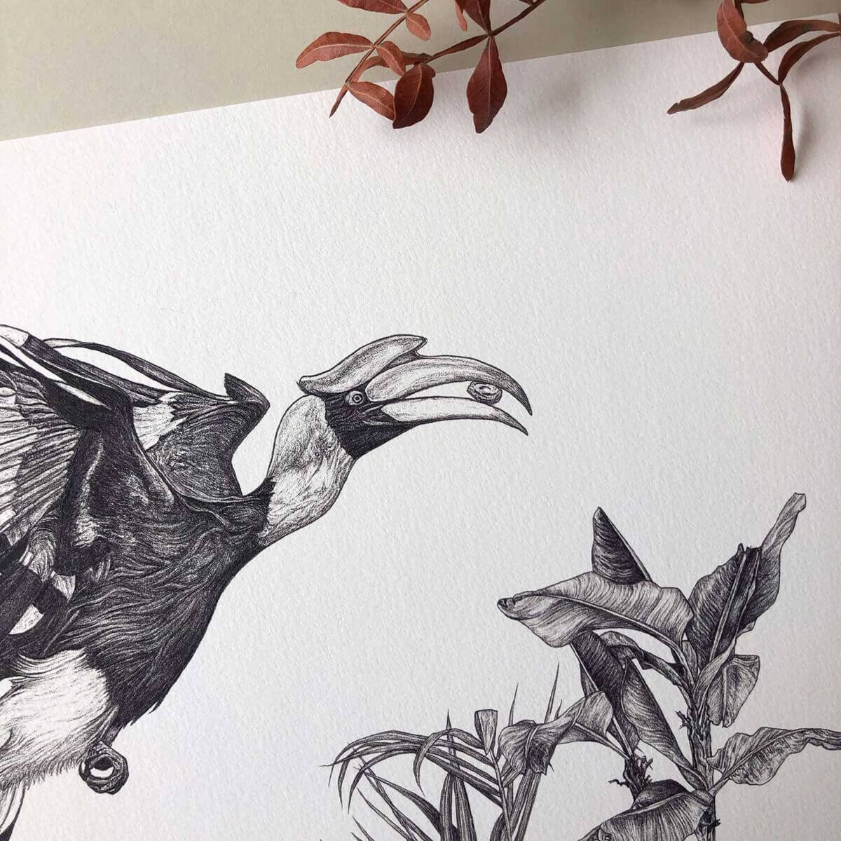 Great-Hornbill-Print-Detail-Sky-Siouki