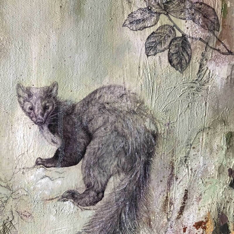 Distant-Painting-Pine-Marten-Sky-Siouki