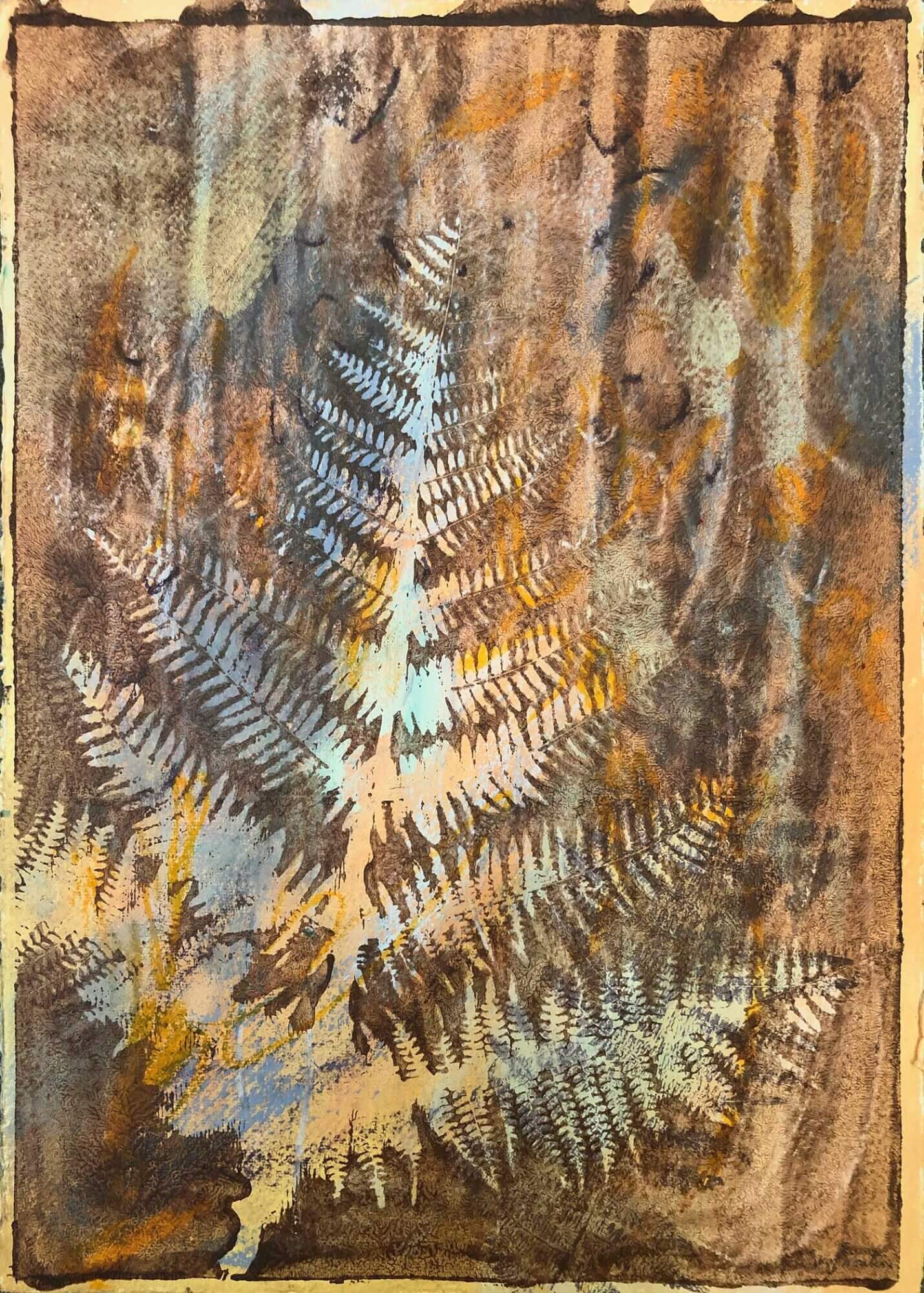 Autumn-Fern-Monoprint-Sky-Siouki