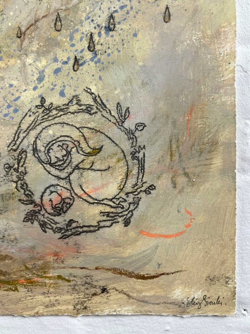 Let It Go #3 - Monoprint on Paper - Image 4